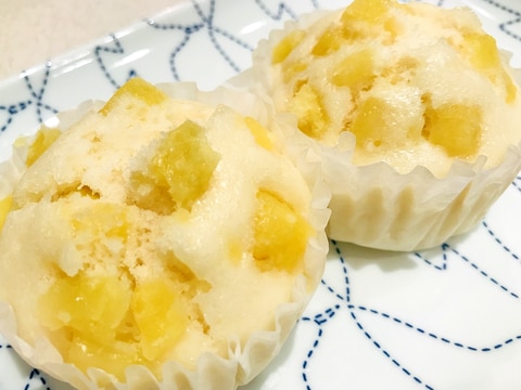 卵 油不使用 ホクホクさつまいも蒸しパン レシピ 作り方 By いちご大福 楽天レシピ 卵 油不使用 ホクホクさつまいも蒸しパン レシピ 作り方 By いちご大福 楽天レシピ